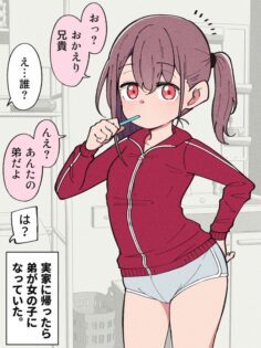 Komik Hisashiburi ni Jikka ni Kaettara Otouto ga TS Shiteta.